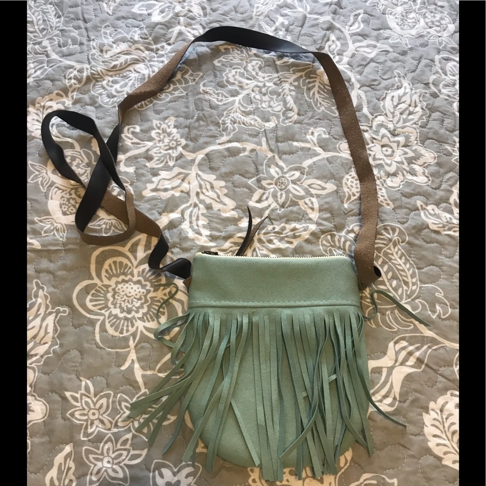 Milk & Honey fringe cross body purse